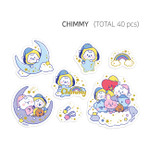 CHIMMY - BT21 Dream baby clear sticker flake pack