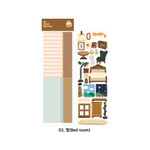 03 Bed Room - Wanna This Classic interior removable paper sticker seal