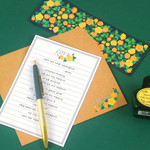 Usage example of Wanna This Forest's rose paper glitter sticker