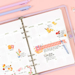 07. Monthly - Wanna This Diary refill papers for A5 size 6 ring binder