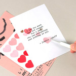 Usage example of Wanna This Colorful Heart Deco Sticker Set