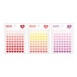 3 Option - Wanna This Colorful Heart Deco Sticker Set