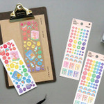 ICONIC Sunny glitter removable sticker seal pack