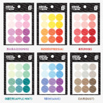 Round clear 20mm sticker set of 3 sheets