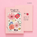 Flowers - Ardium Soft plus large lined notebook