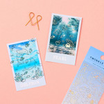 Usage example - Wanna This Ocean twinkle line sticker