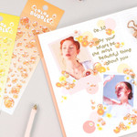 Usage example - Wanna This Color Bubble Holographic Paper Sticker Pack