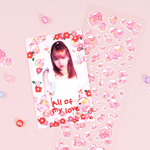 Usage example - Wanna This Color Bubble Holographic Paper Sticker Pack