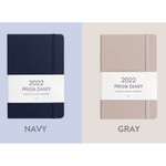 Navy, Gray - Indigo 2022 Prism B6 Dated Monthly Diary Planner