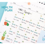 Usage example - Indigo 2022 Prism monthly desk standing calendar