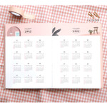 calendar - ICONIC 2022 End-And Dated Weekly Diary Planner