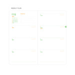 Weekly plan - 2022 Be Happy for Little Things Slim Dated Weekly Diary