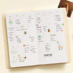 Monthly plan - 2022 Be Happy for Little Things Slim Dated Weekly Diary