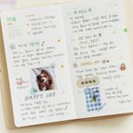 Weekly plan - 2022 Be Happy for Little Things Slim Dated Weekly Diary