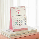 Baby Pink - Antenna Shop 2022 Daily Habit Mini Monthly Desk Calendar