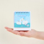 Mini size - Wanna This 2022 To My Swan Mini Monthly Desk Calendar