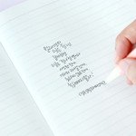 Black ink - Indigo Prism 0.5 mm retractable black ink ballpoint pen