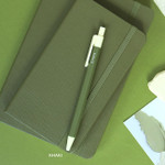 Khaki - Indigo Prism 0.5 mm retractable black ink ballpoint pen