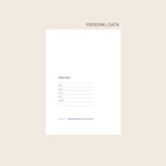 Personal data - Dash And Dot Day Flow Dateless Daily Diary Journal