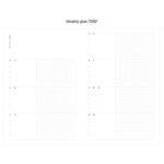 Weekly plan - Dailylike 2022 One Second One Day Dated Weekly Diary Planner