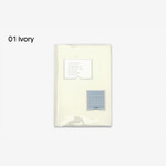 Ivory - Dailylike 2022 One Second One Day Dated Weekly Diary Planner