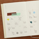 Monthly plan - Dailylike 2022 One Second One Day Dated Weekly Diary Planner