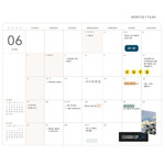 Monthly plan - Ardium 2022 365 Days Medium Dated Daily Journal Diary