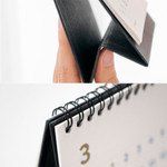 Detail of 2022 small simple monthly desk calendar