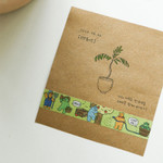 Dailylike Jelly Bear Garden Washi Paper Masking Tape
