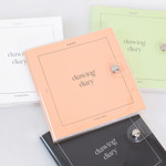 2NUL Square Drawing Dateless Weekly Diary Journal Ver2