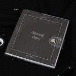 Black - 2NUL Square Drawing Dateless Weekly Diary Journal Ver2