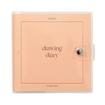 2NUL Square Drawing Dateless Weekly Diary Journal Ver2
