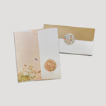 Composition - OCHAE Minhwa 4 Envelopes 4 Notes and 4 Stickers Set