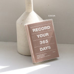 Cocoa - Indigo Record Your 365 Day Dateless Daily Diary Journal