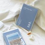 Blue - Indigo Record Your 365 Day Dateless Daily Diary Journal