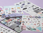 Usage example - ICONIC Diary Deco Sticker 9 Sheets in One Set Ver12