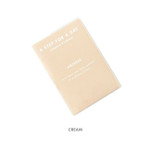 Cream - Indigo A Step 6 Months Dateless Weekly Diary Journal