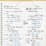 Usage example - Indigo Toasty Wirebound Half Divided Lined Notebook