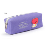 TATA - BT21 Little Buddy Baby Double Pockets Pencil Case Pouch