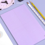 Lavender - Second Mansion Basic A5 Grid Memo Writing Notepad