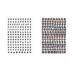 Pack of Indigo Basic Calli Alphabet Removable Sticker Pack