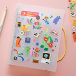 Usage example - Dailylike Jelly Bear Slip In Pocket Sticker Storage Book