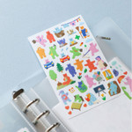 Usage example - Dailylike Jelly Bear Slip In Pocket Sticker Storage Book
