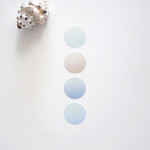 Detail of Summer Mood Color Palette Removable Paper Stickers