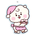 rj - BT21 Party Baby Mouse Pad
