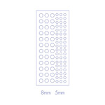 5mm, 8mm - Paperian Pigment Circle Clear Removable Sticker Pack