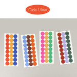 15mm - Paperian Pigment Circle Clear Removable Sticker Pack