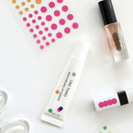 Usage example - Paperian Pigment Circle Clear Removable Sticker Pack