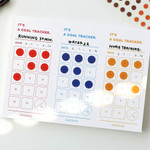 Usage example - Paperian Pigment Circle Clear Removable Sticker Pack