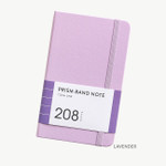 Lavender - Indigo Prism 208 Hardcover Lined Notebook With Elastic Band